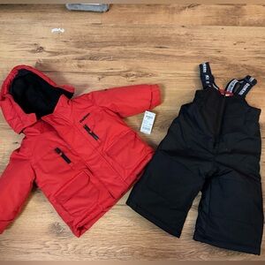 OshKosh B'gosh Red and Black Winter Set